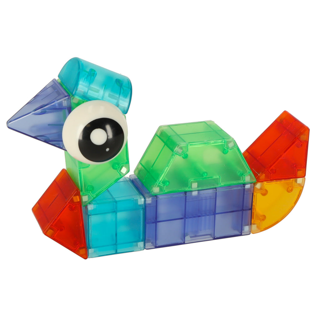 3d Construction Magnetic Blocks Led Glowing 64 El