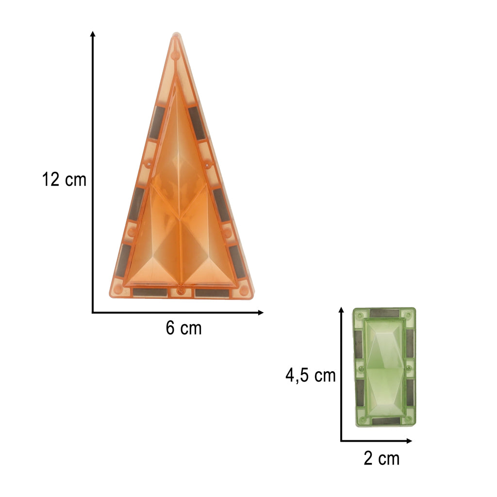 3d Construction Magnetic Blocks Glowing Animal Park 90 El.