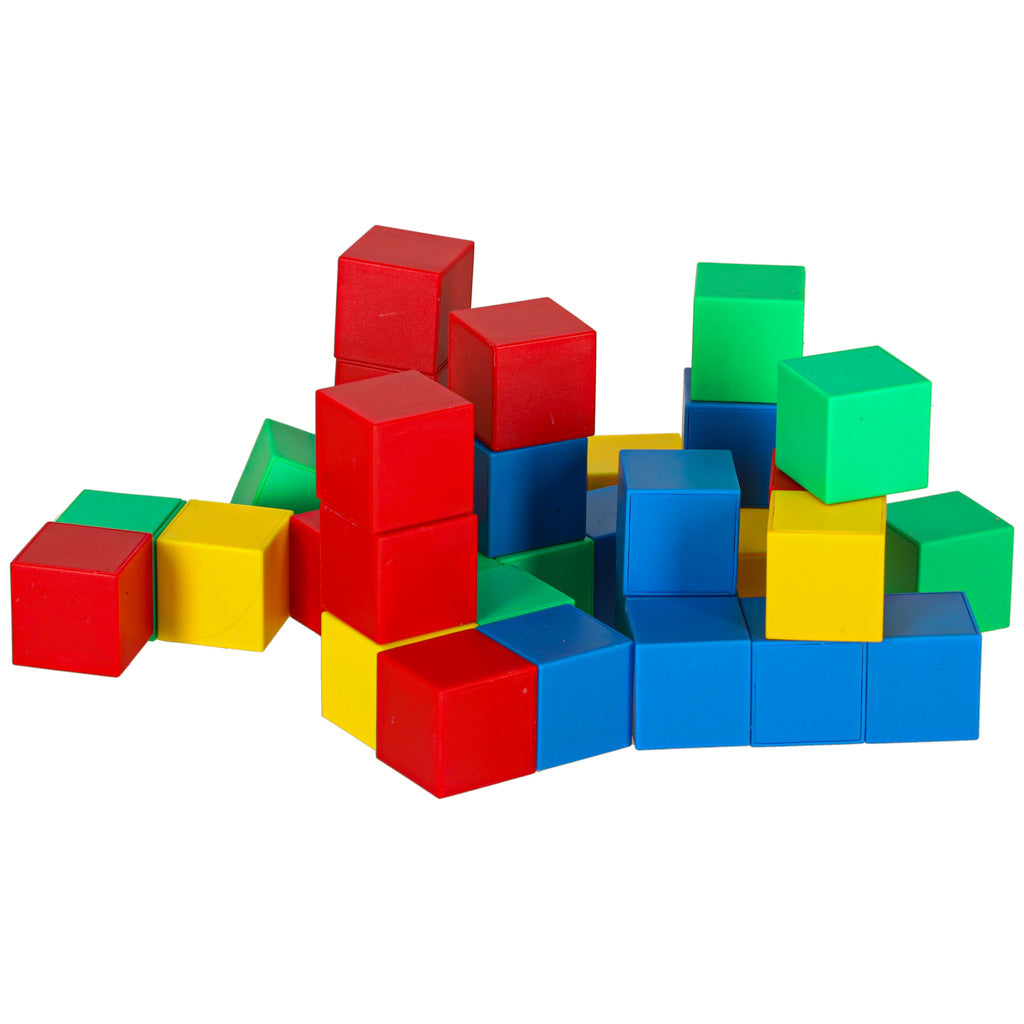 Educational Cubic Magnetic Construction Blocks 32 El.
