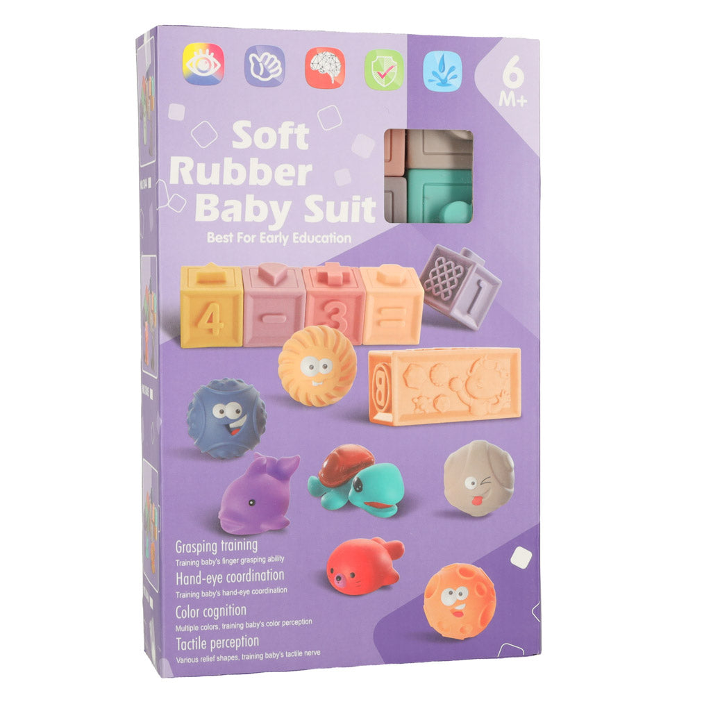 Sensory Ball Blocks Soft Educational 15 Pieces