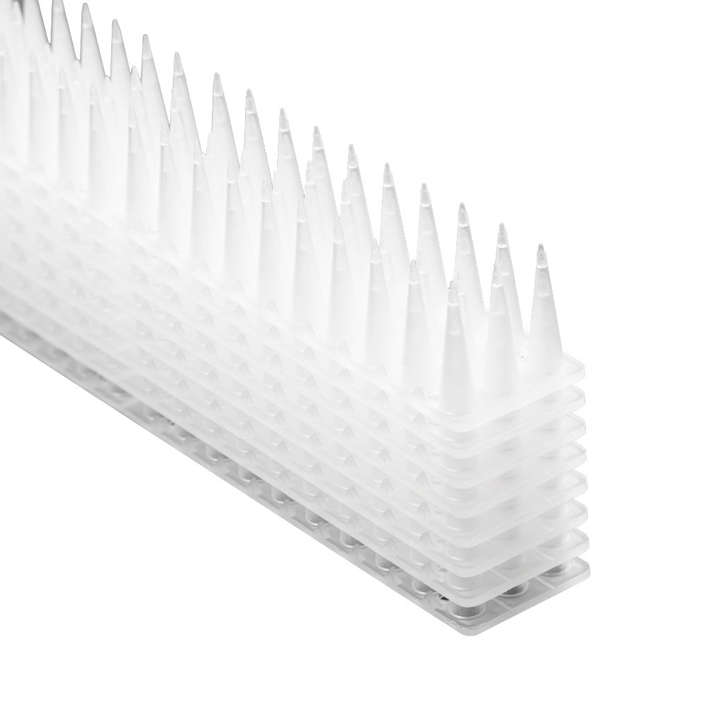 Spikes For Pigeons Strip Bird Deterrent Plastic Dense White 8el. 43 Cm