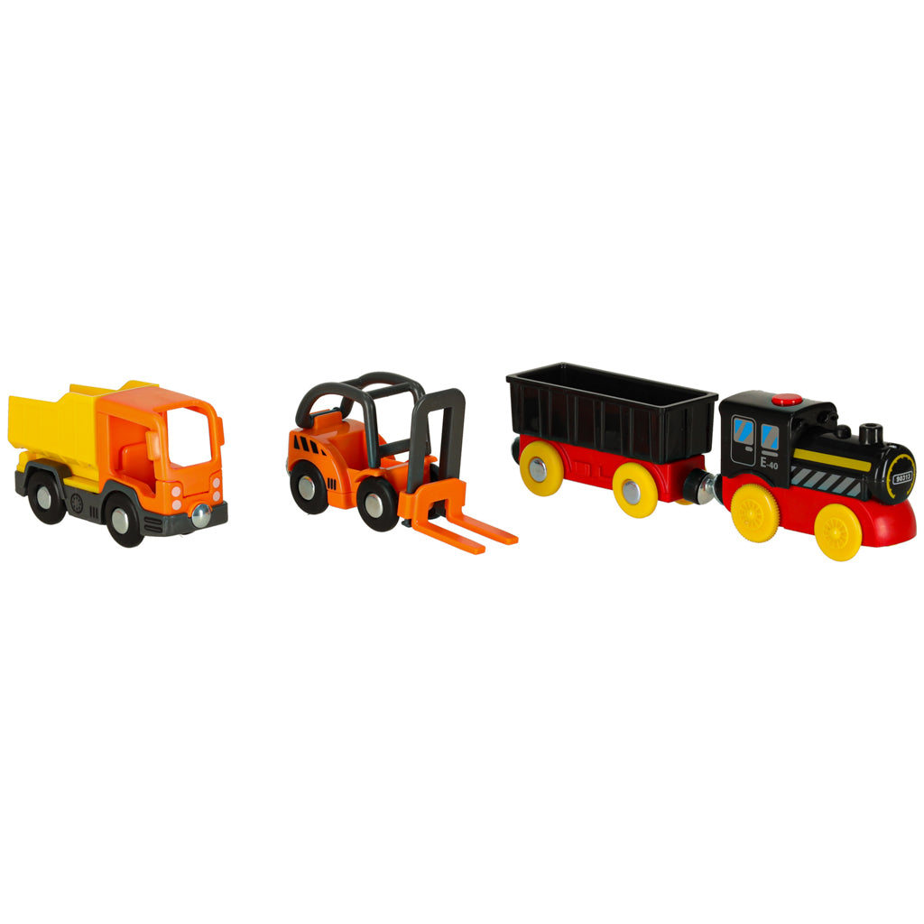 Railroad Car Track Train Construction Site 55el