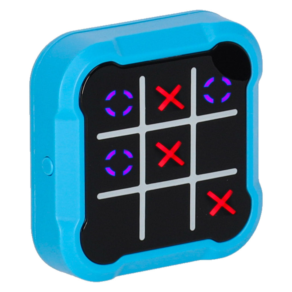 Circle Cross Cross Elektronická logická hra Přenosná konzole Tic Tac Toe modrá