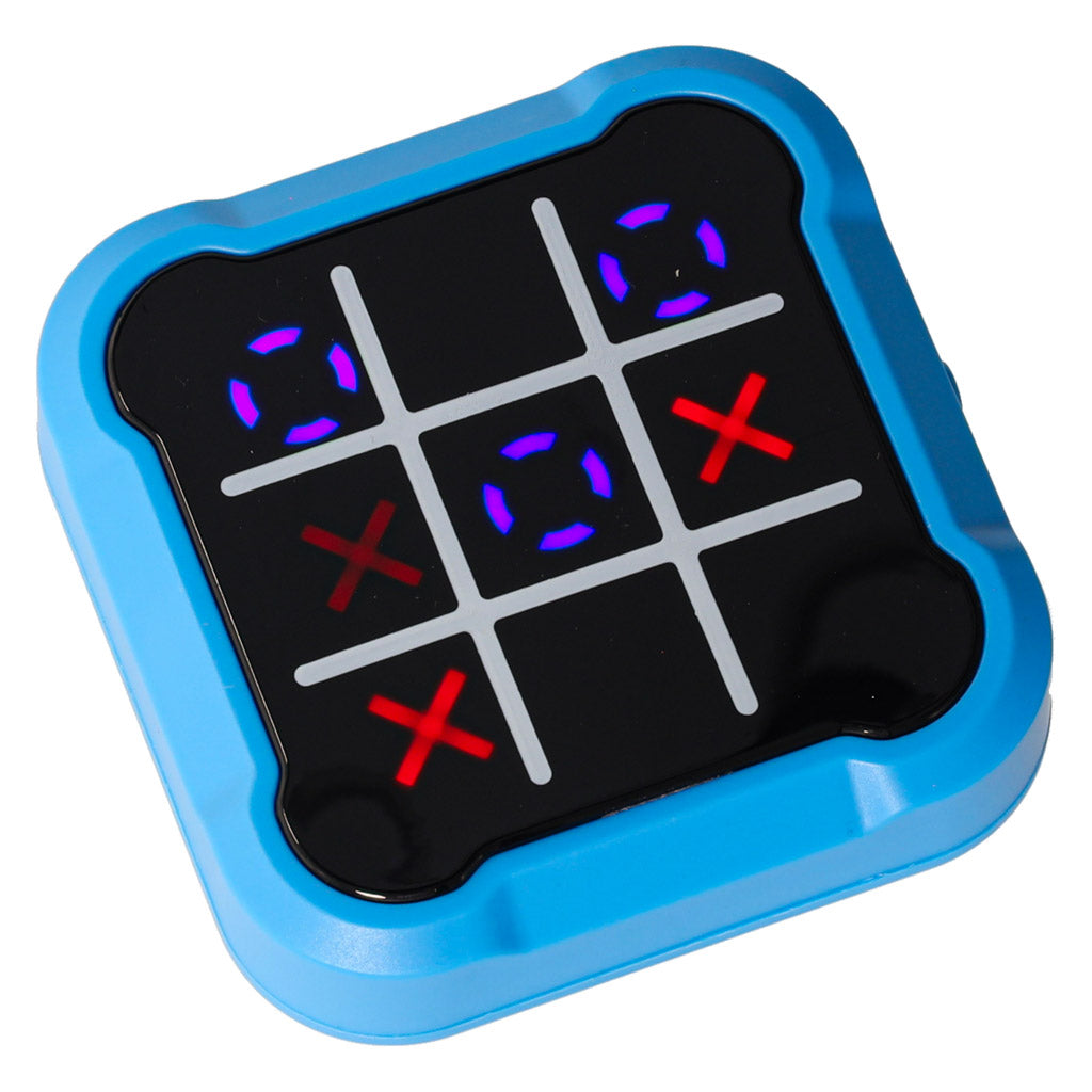 Circle Cross Cross Elektronická logická hra Přenosná konzole Tic Tac Toe modrá