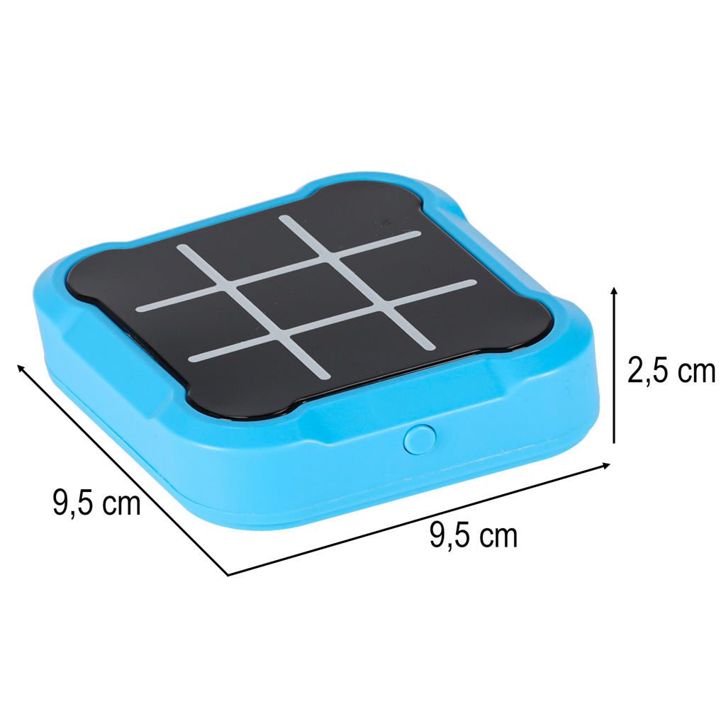 Circle Cross Cross Elektronická logická hra Přenosná konzole Tic Tac Toe modrá