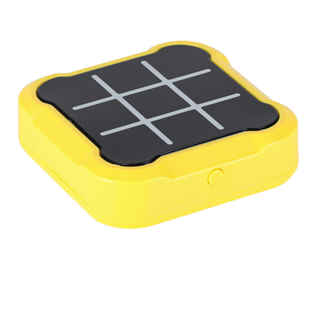 Circle Cross Cross Electronic Puzzle Game Tic Tac Toe Portable Console Yellow