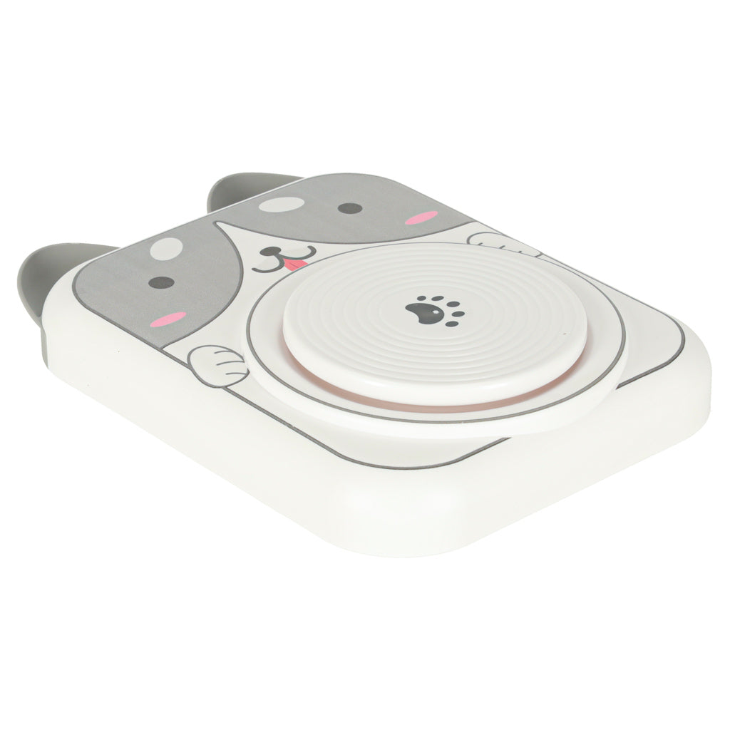 Set di argilla creativa per tornio per ceramica, dipinge il cane grigio