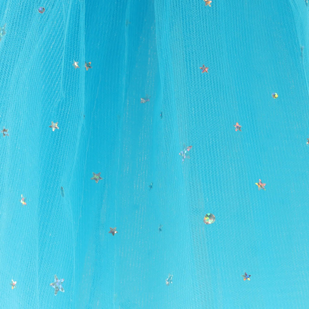 Unicorn Carnival Costume Headband+skirt Blue 3-6 Years Old