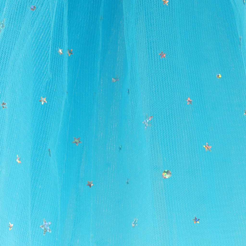 Costume Carnaval Licorne Bandeau+jupe Bleu 3-6 ans