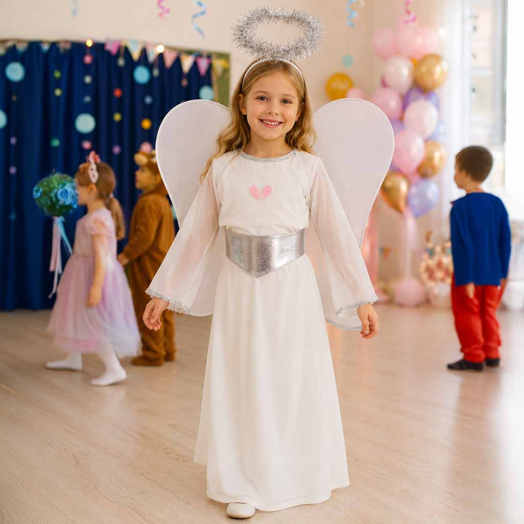 Carnival Angel Costume 4 El Size S