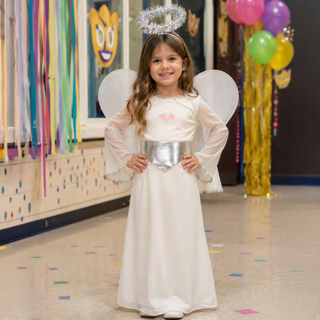 Carnival Angel Costume 4 El Size S