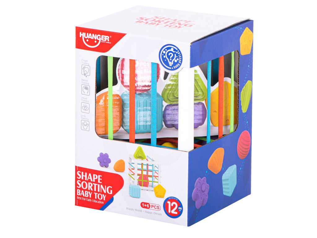 Flexible Cube Sorter Toy Plug-in Square