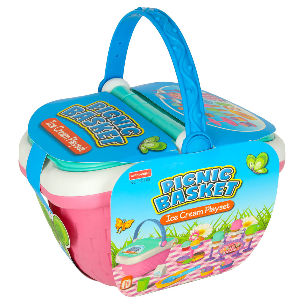 Coș pentru Picnic Înghețată Deserturi Alimentare Gustări Pentru Picnic