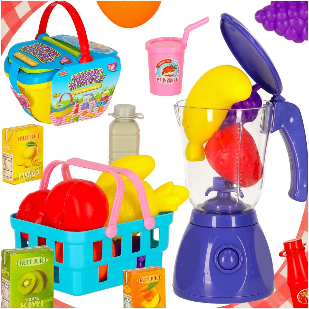 Picnic Basket Fruit Basket Juice Drinks Food Provisions Snacks For Picnic