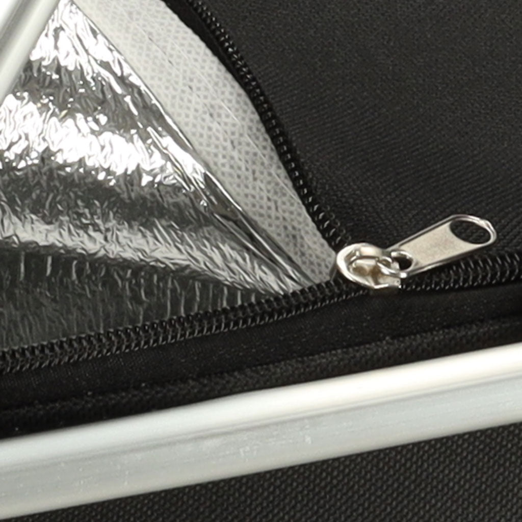 Cesta de picnic plegable térmica negra