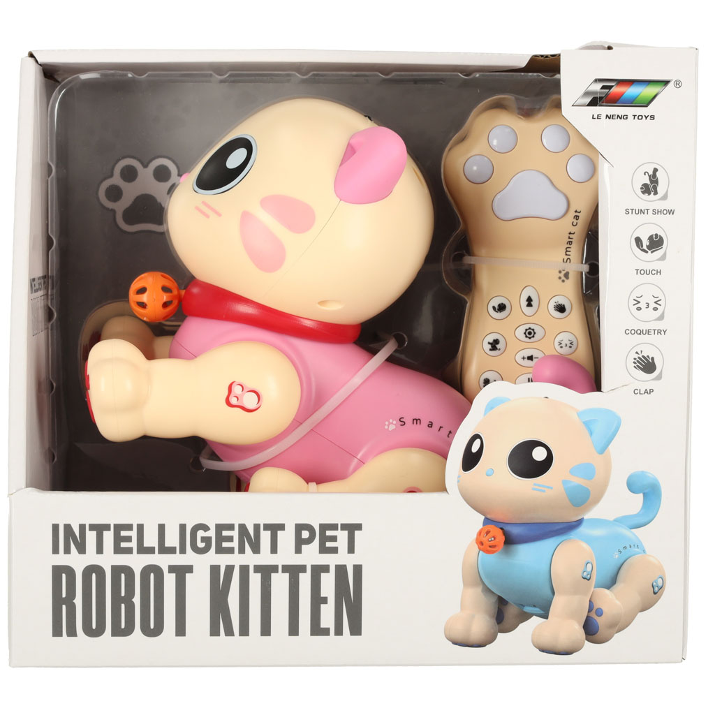 Interactive Cat Remote Control Rc Robot Jumps Sings