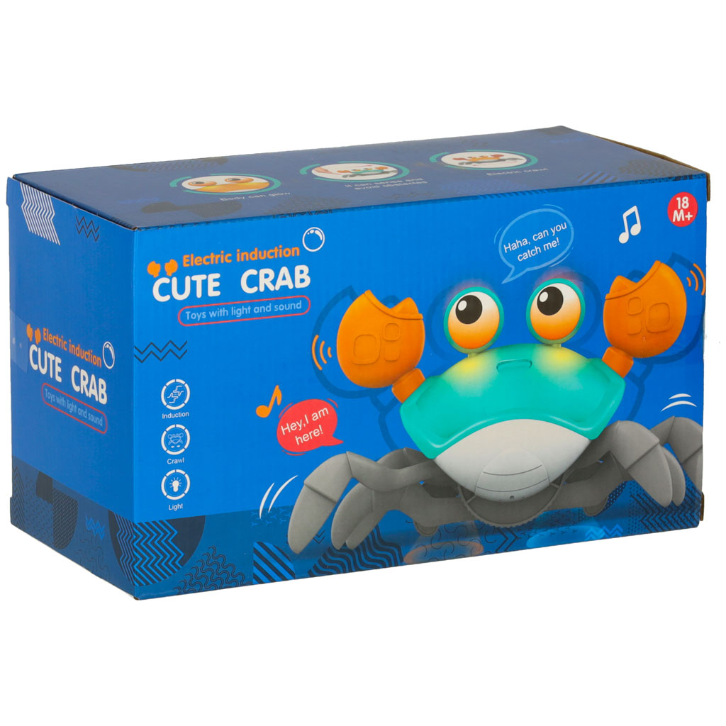 Interactive Crab Crawler With Sound Green