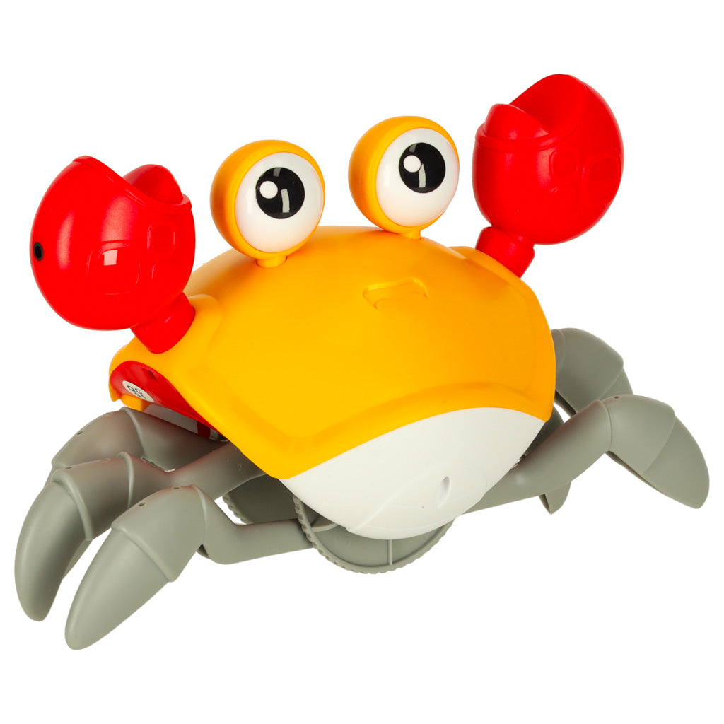 Interactieve Krabcrawler Met Geluid Geel