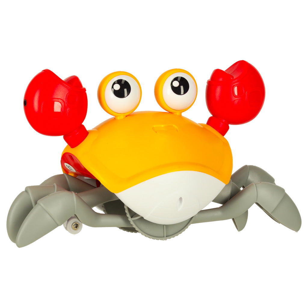 Interactieve Krabcrawler Met Geluid Geel