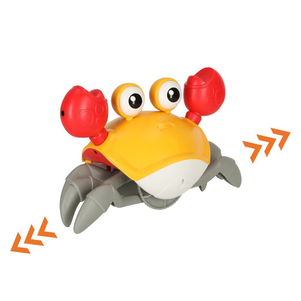 Interactieve Krabcrawler Met Geluid Geel