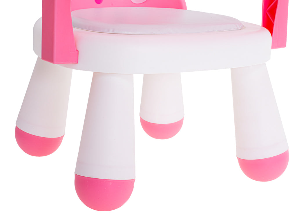 Eet- en Speeltafel Stoel Roze
