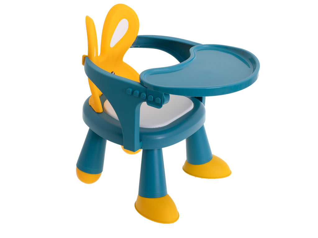 Feeding And Play Table Chair Yellow And Blue