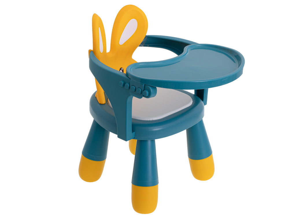 Feeding And Play Table Chair Yellow And Blue