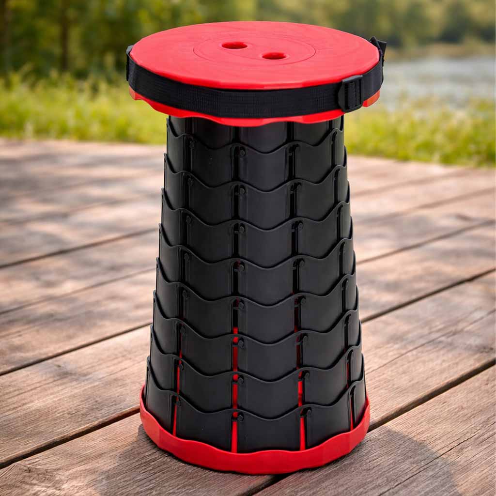 Folding Chair Folding Stool Stool For Home Garden Camping Red