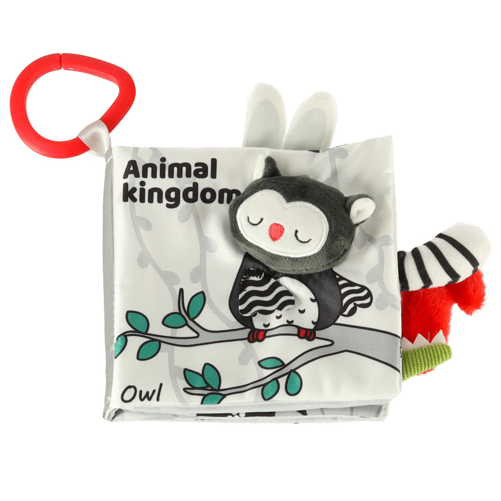 Libro Sensorial Colas De Animales Blandos Búho