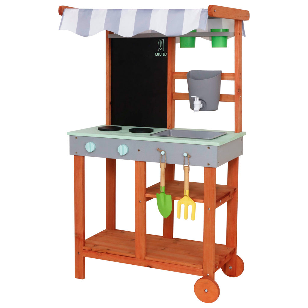 Children's Wooden Garden Mud Kitchen Summer Lulilo Sableto Accessories 1105cm