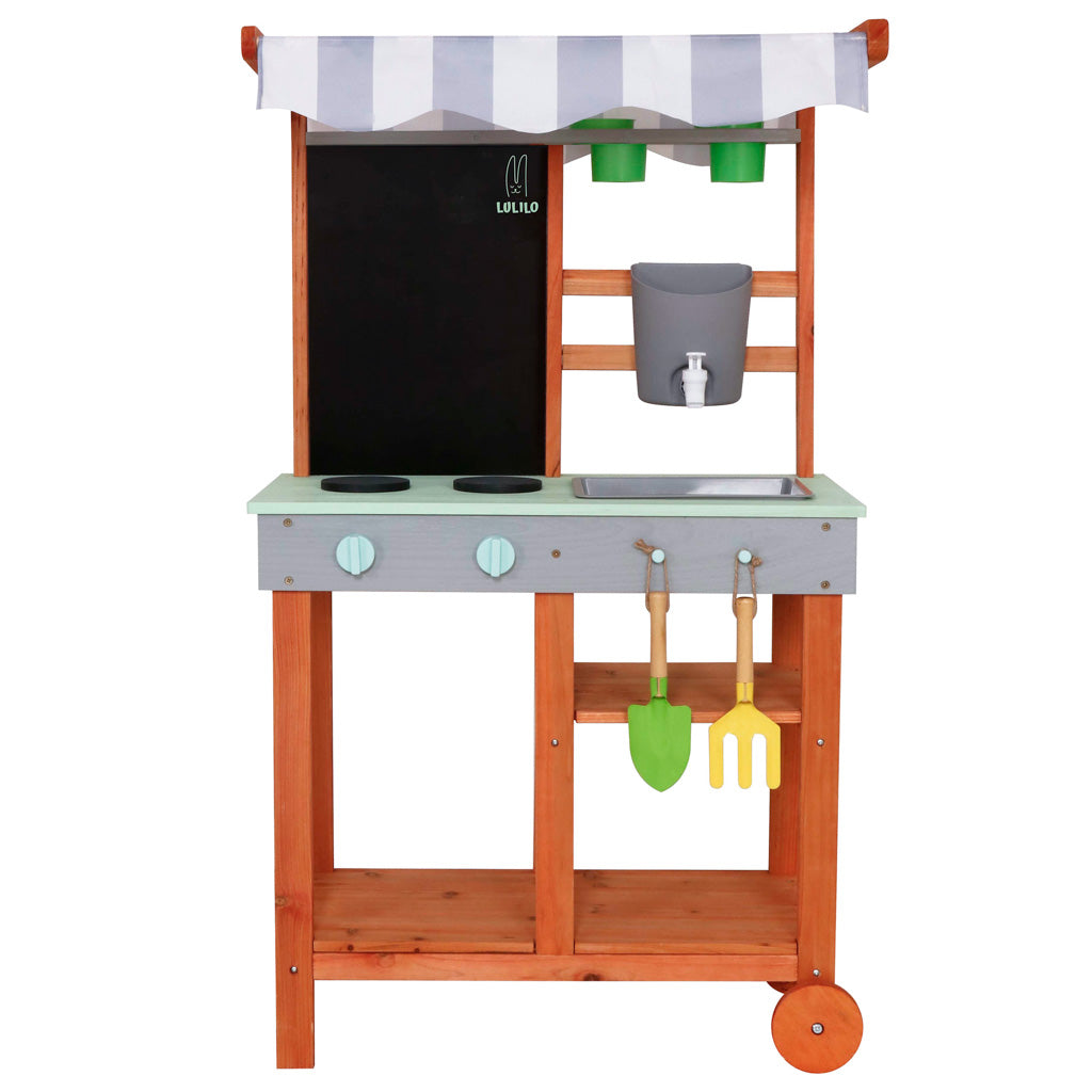 Children's Wooden Garden Mud Kitchen Summer Lulilo Sableto Accessories 1105cm