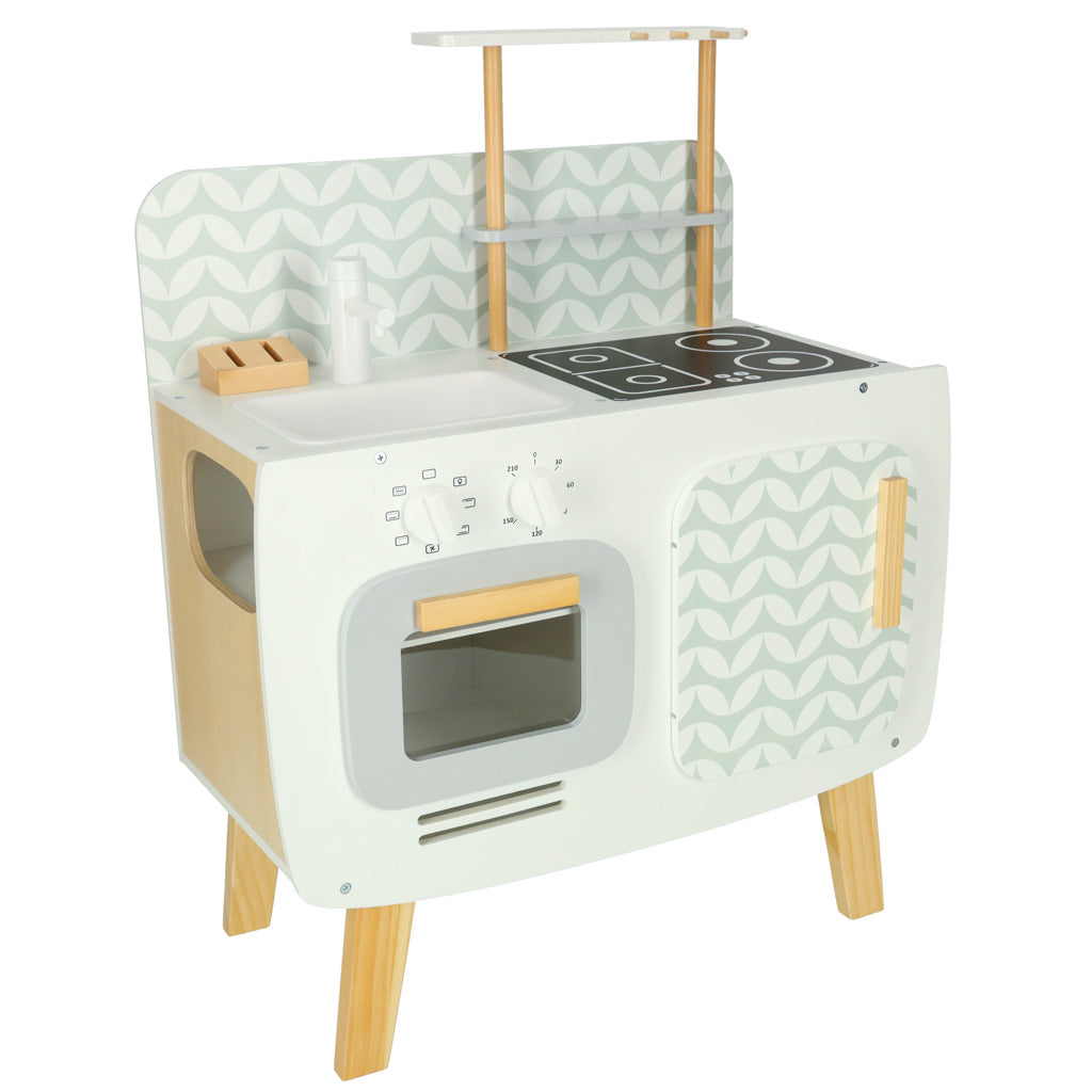 Cozinha de madeira Mdf Lulilo Acessórios retrô