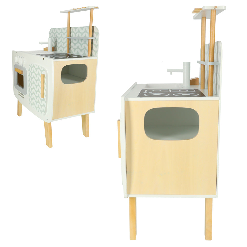 Cozinha de madeira Mdf Lulilo Acessórios retrô