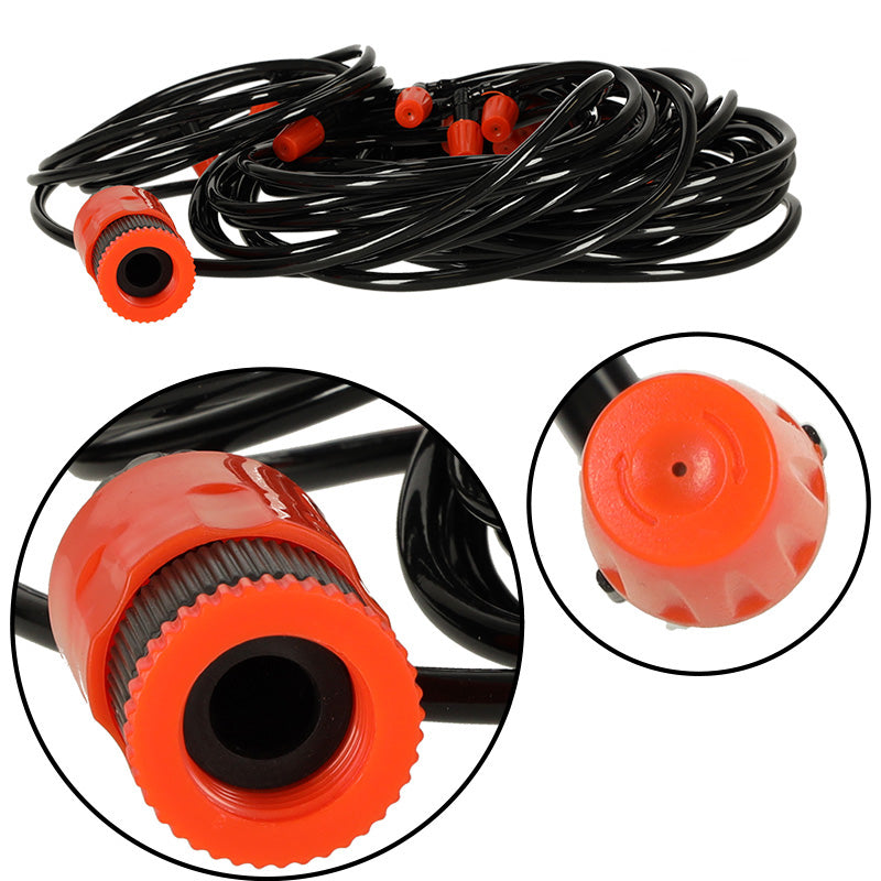 Water Curtain Mist Garden Sprinkler Irrigation System 20m