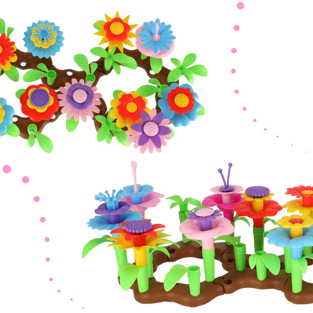 Flowers Creative Blocks Flower Garden 104 Pieces