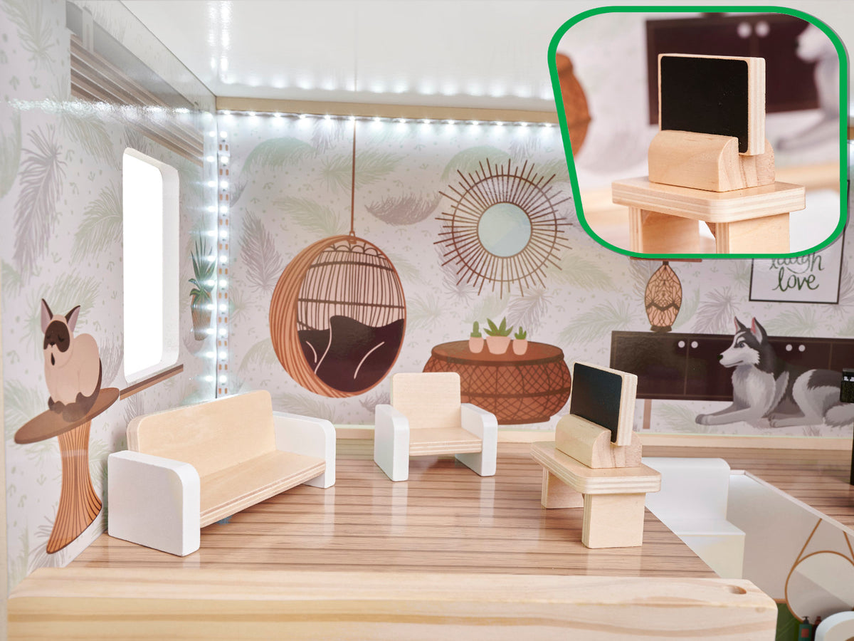 Lulilo Floro Boho Led fa babaház
