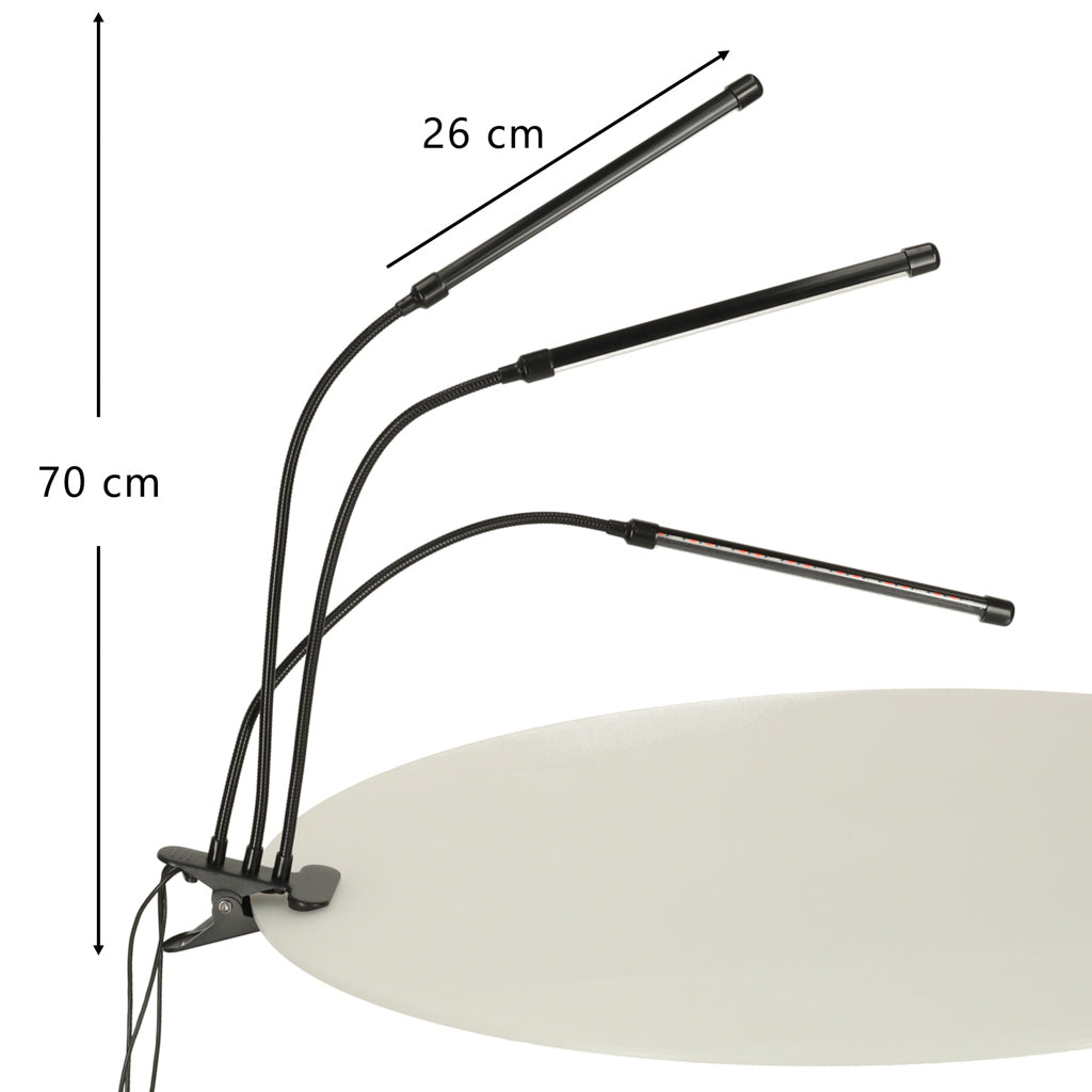 Led Plant Growing Lamp Panel 3 Bulbs