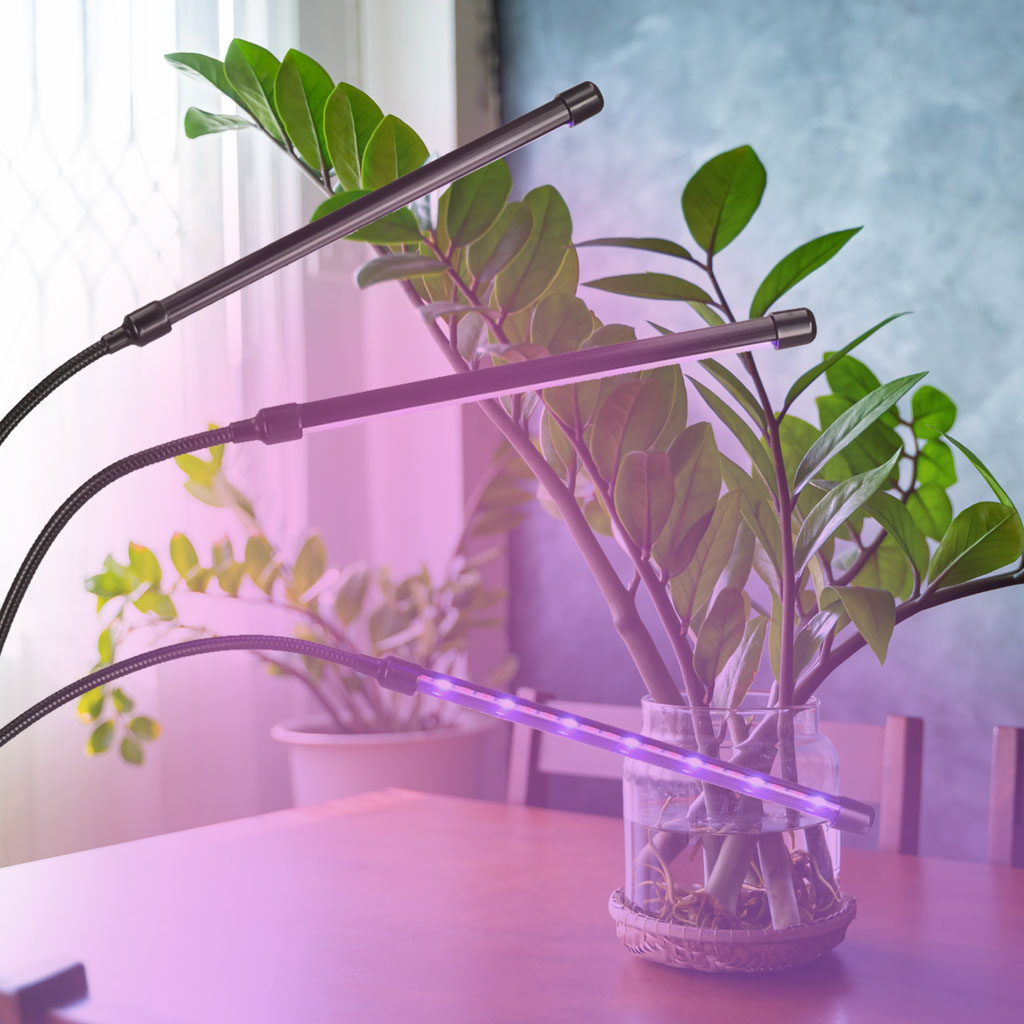 Led Plant Growing Lamp Panel 3 Bulbs