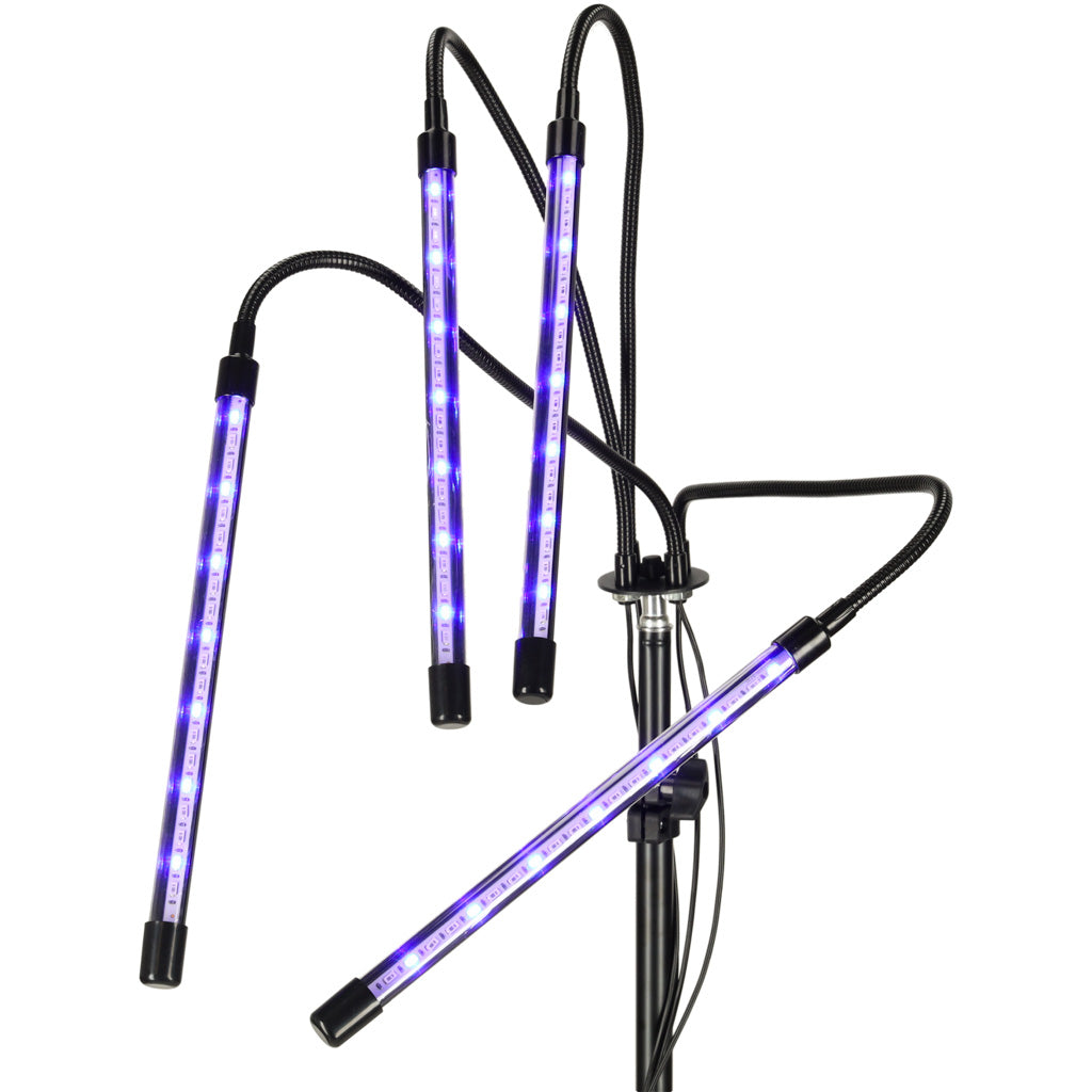 Lampada da pannello per coltivazione di piante a led su treppiede 4x80led