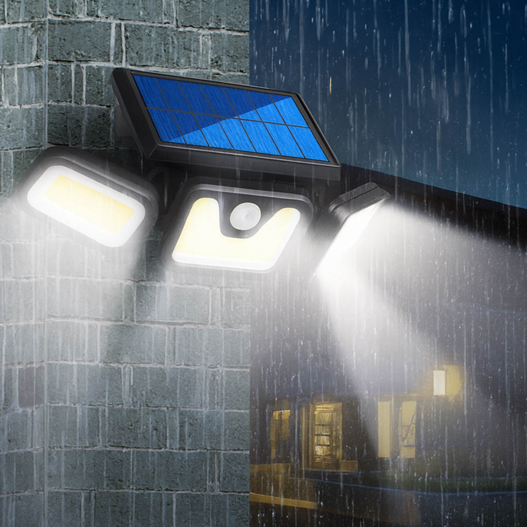 Led Solar Lamp 3in1 With Dusk Motion Sensor