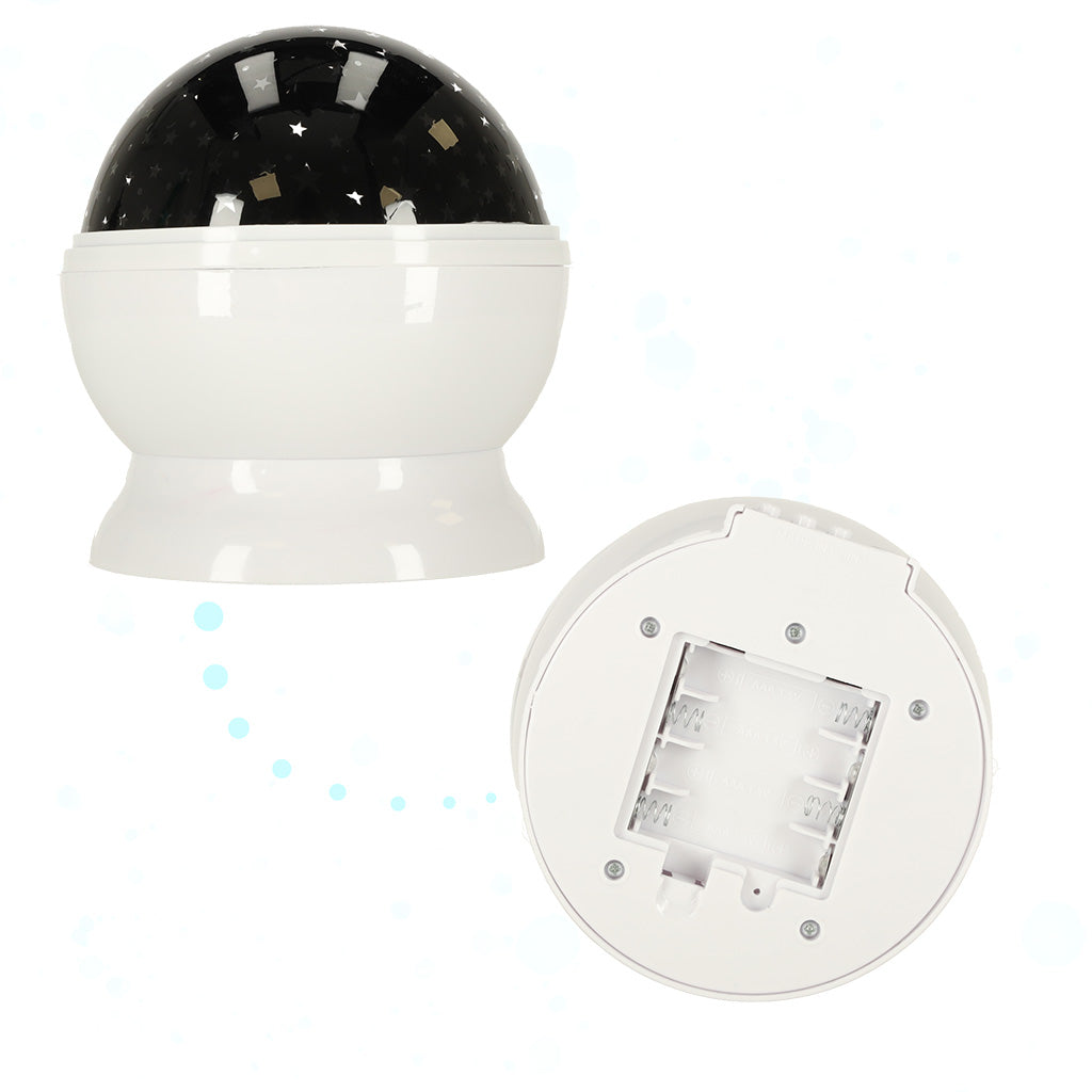 Projetor Estrela Luz Noturna 2 em 1 Usb Branco