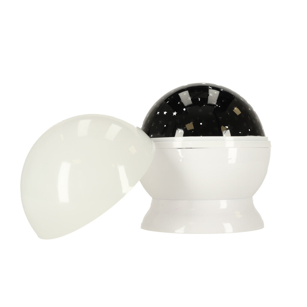 Projetor Estrela Luz Noturna 2 em 1 Usb Branco