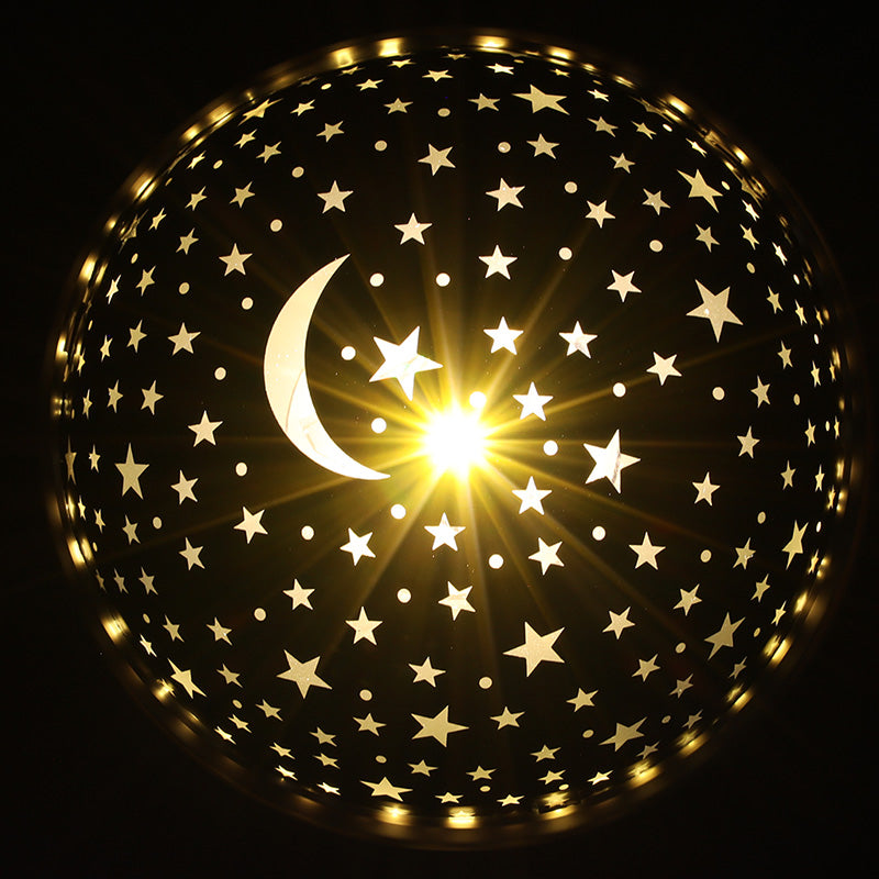 Projetor Estrela Luz Noturna 2 em 1 Usb Branco