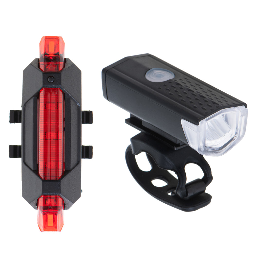 Led Cykellygte Bag-front Sæt Usb