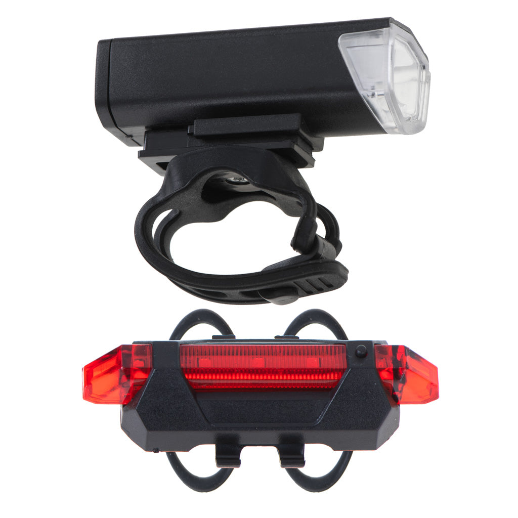 Led Cykellygte Bag-front Sæt Usb