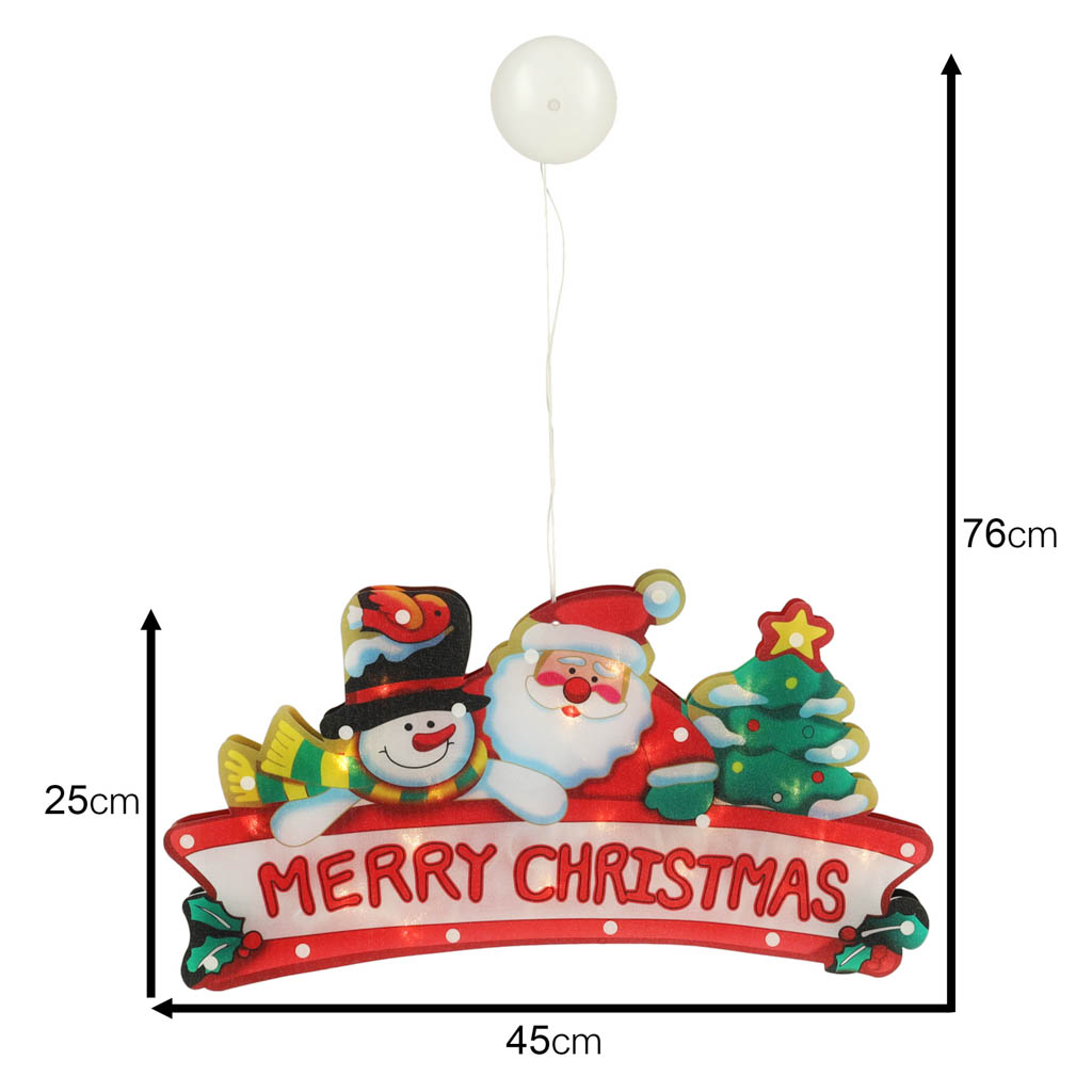 Lumières Led Pendentif Décoration De Noël Joyeux Noël 45cm
