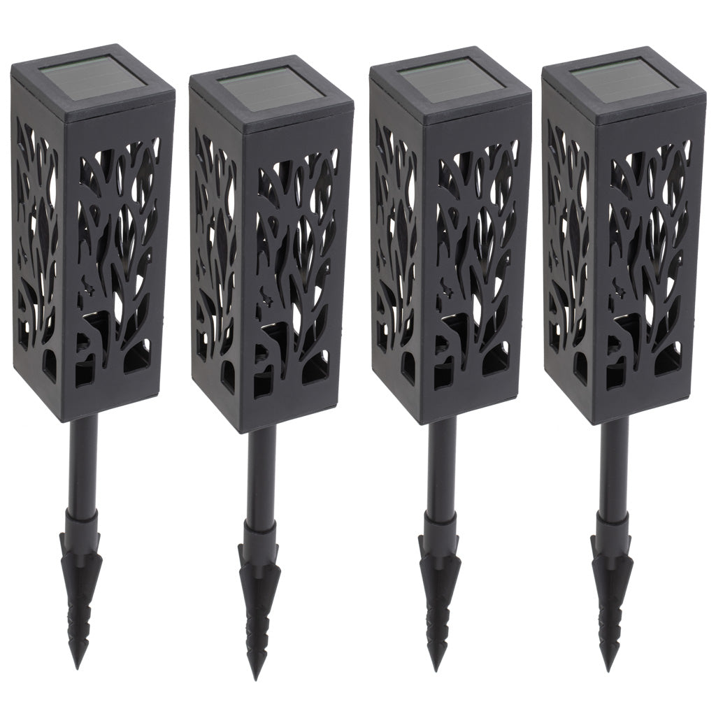 Standing Solar Lanterns Decorative 4 Pieces