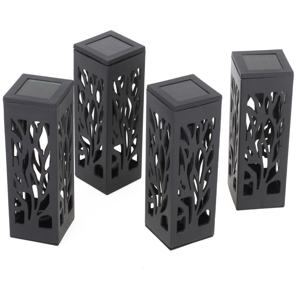 Standing Solar Lanterns Decorative 4 Pieces