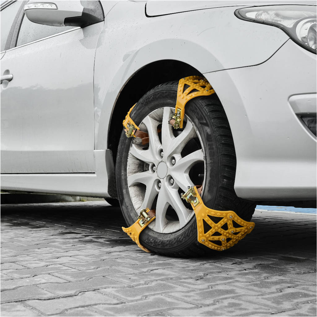 Snow Chains Anti-slip Wheel Caps Snow Tires 8el.