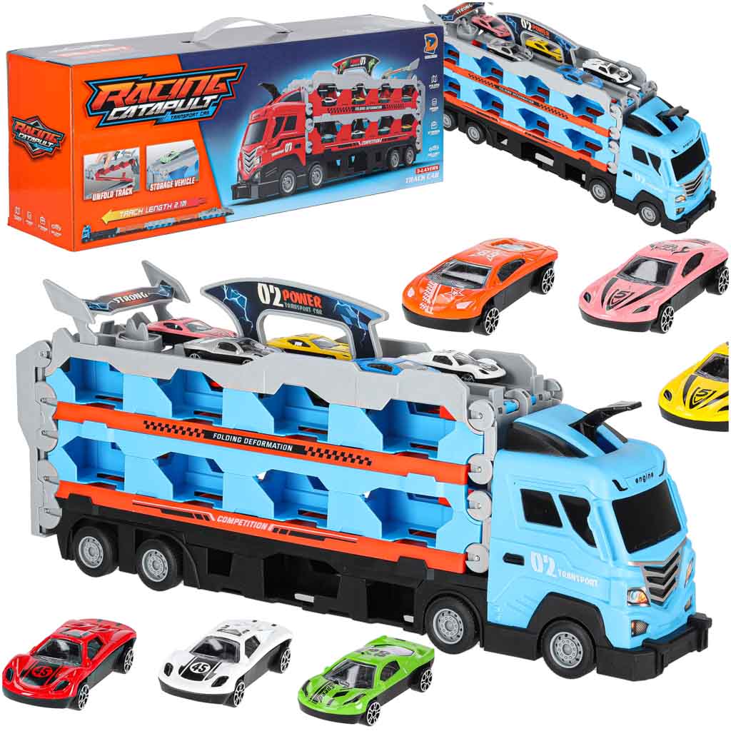 Camion remorque voiture piste 8 El. 21m
